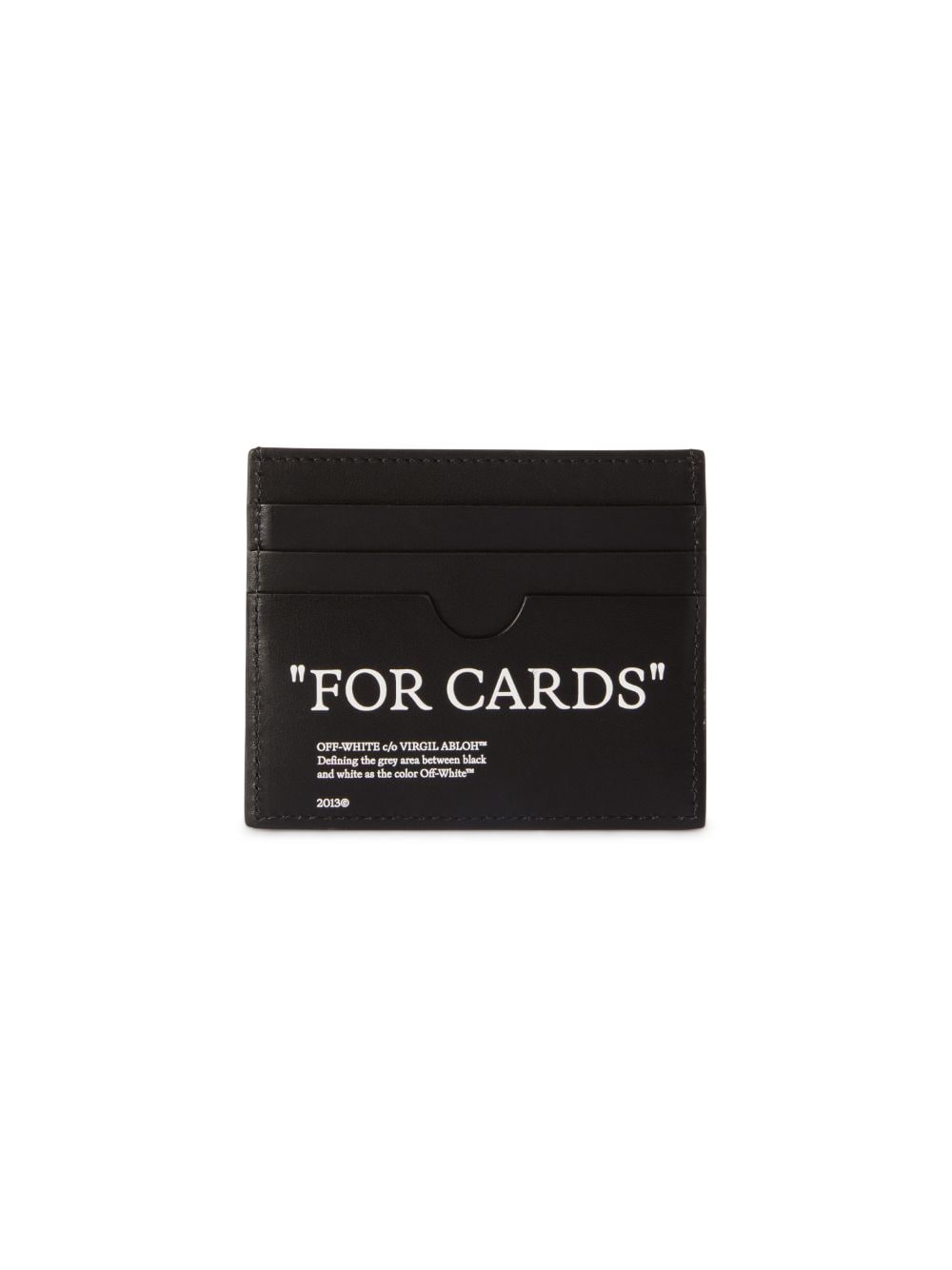 QUOTE BOOKISH CARD CASE in black | Off-White™ Official US