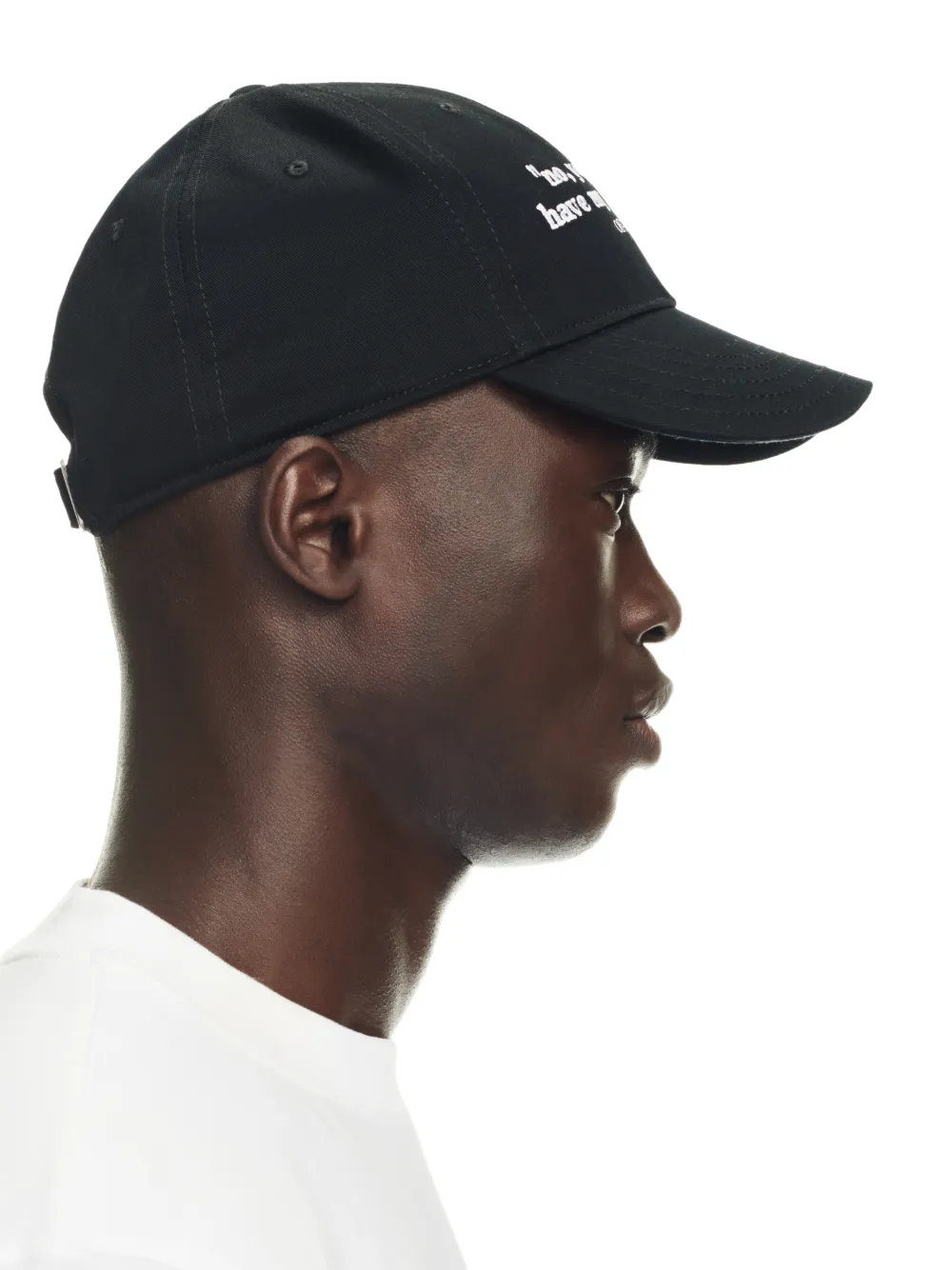 QUOTES BASEBALL CAP in black | Off-White™ Official US