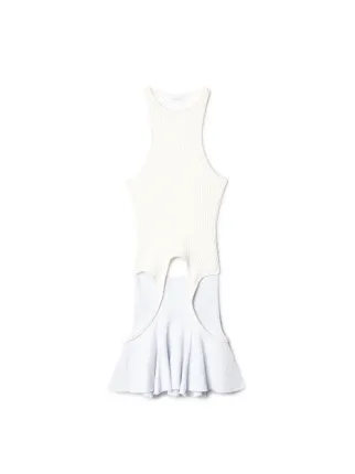 White racerback hot sale tank dress