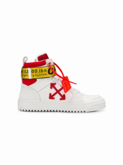 off white industrial belt high top sneaker