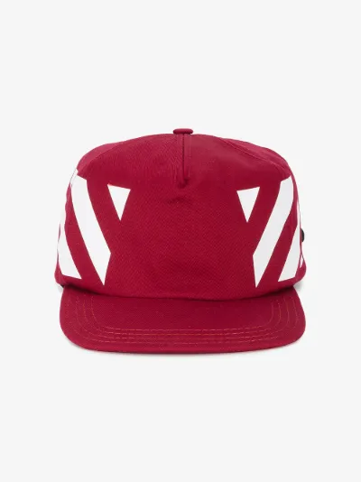 off white red hat