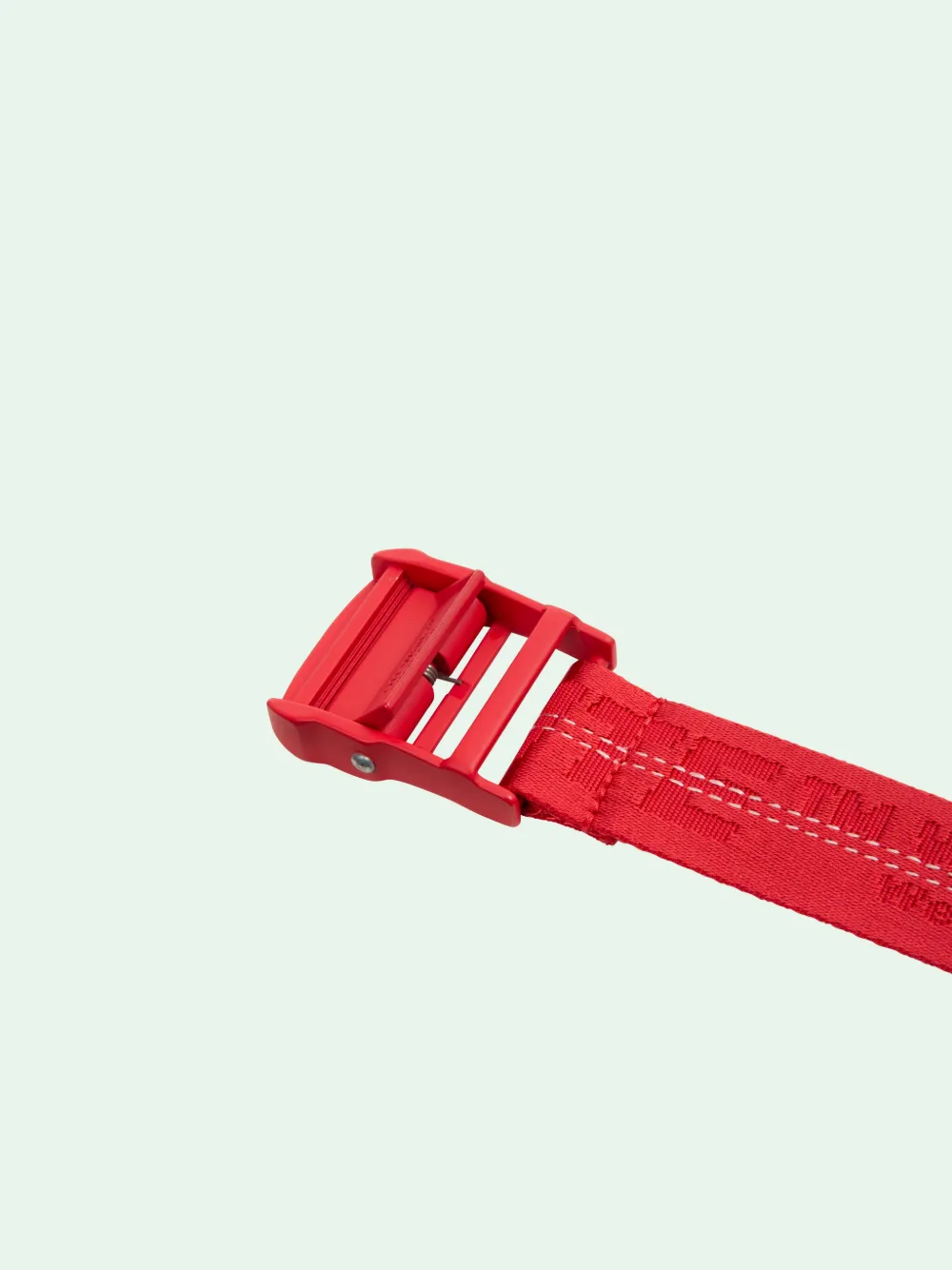 off white red belt