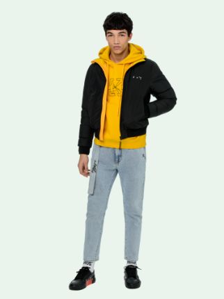 Off white best sale reversible hoodie