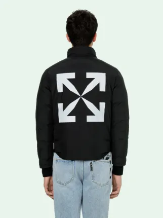 off white black coat