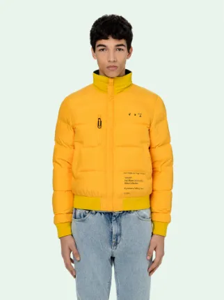 off white jacket yellow