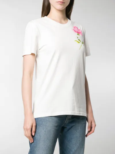 off white rose t shirt