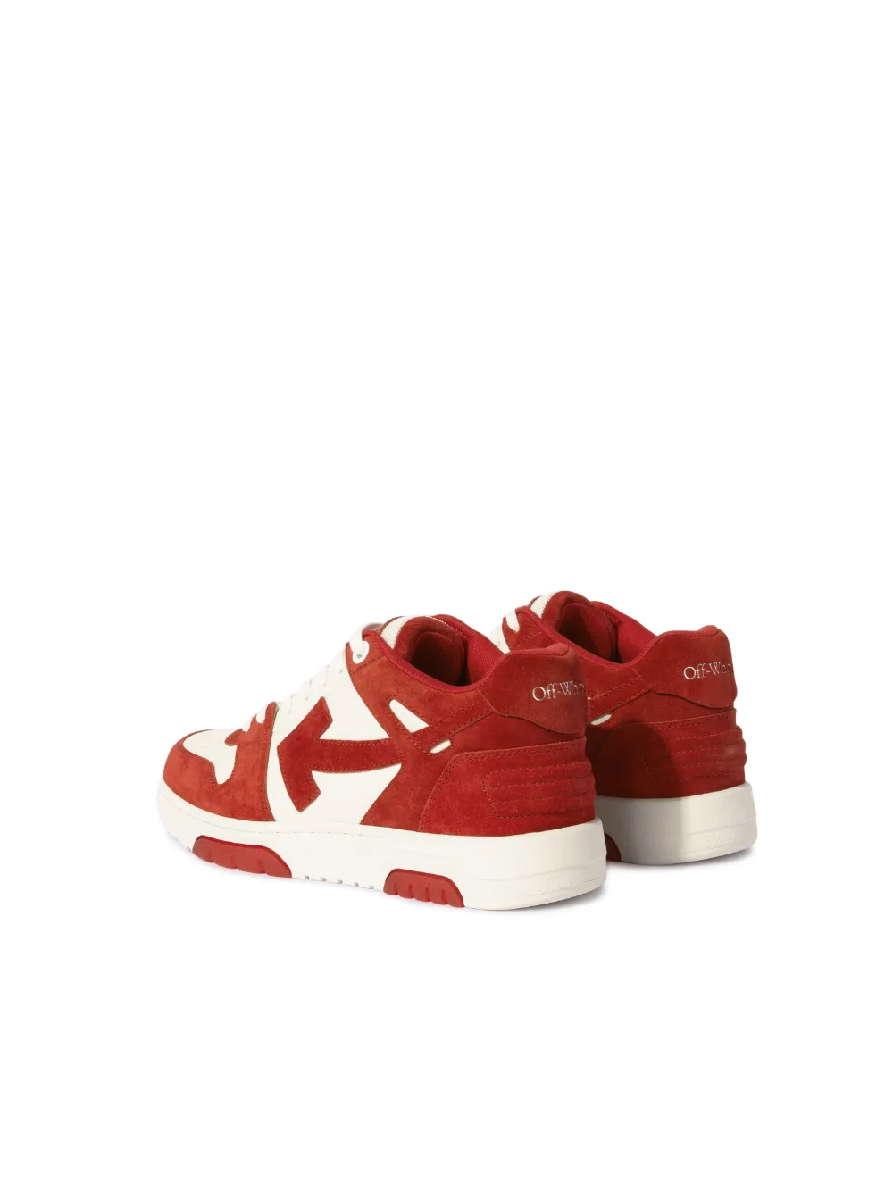 ROT/WEIßE OUT OF OFFICE WILDLEDER-SNEAKER