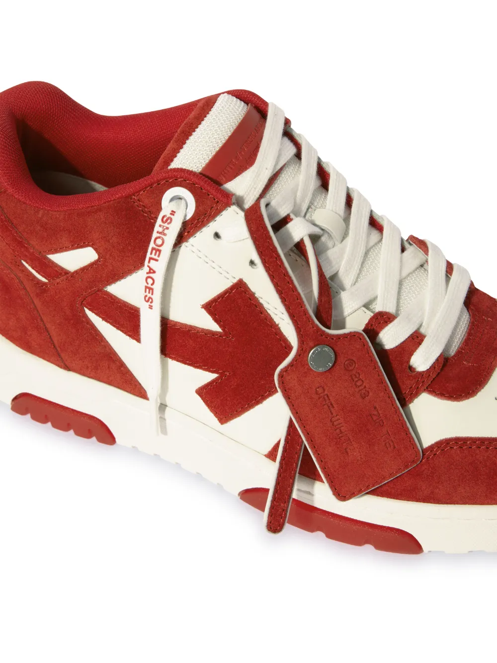 ROT/WEIßE OUT OF OFFICE WILDLEDER-SNEAKER