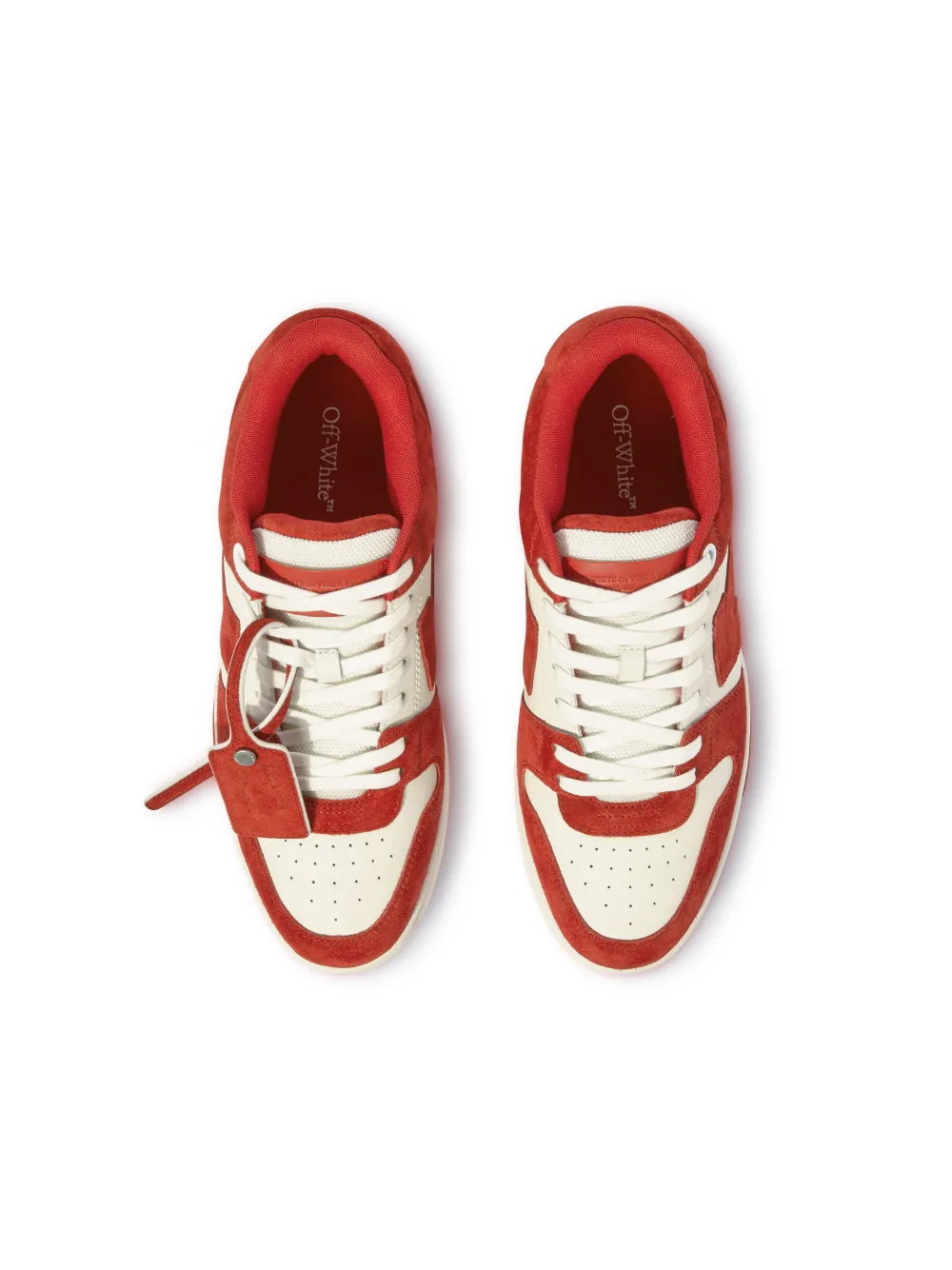 ROT/WEIßE OUT OF OFFICE WILDLEDER-SNEAKER