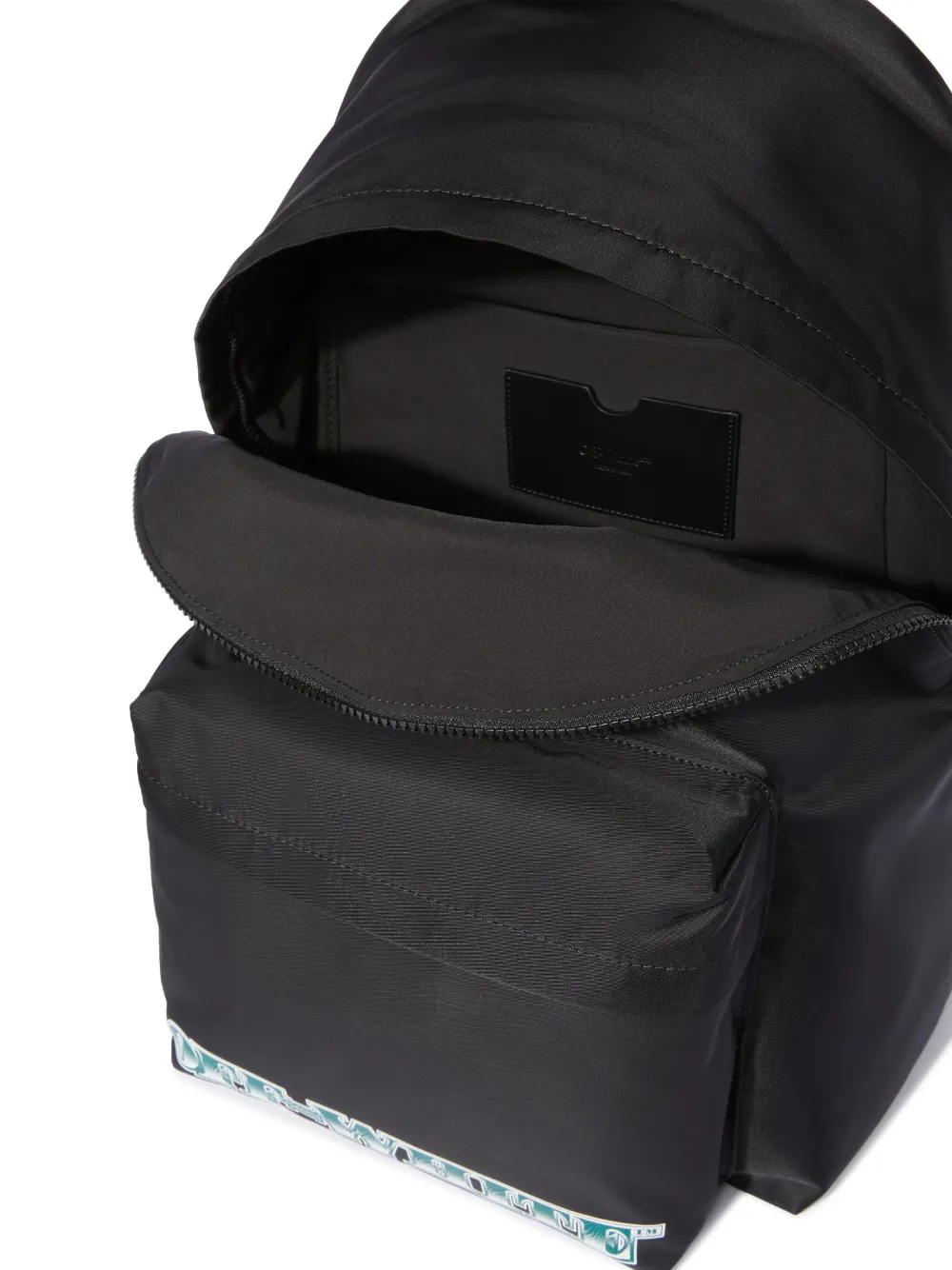 Rucksack mit Geld-Pfeil