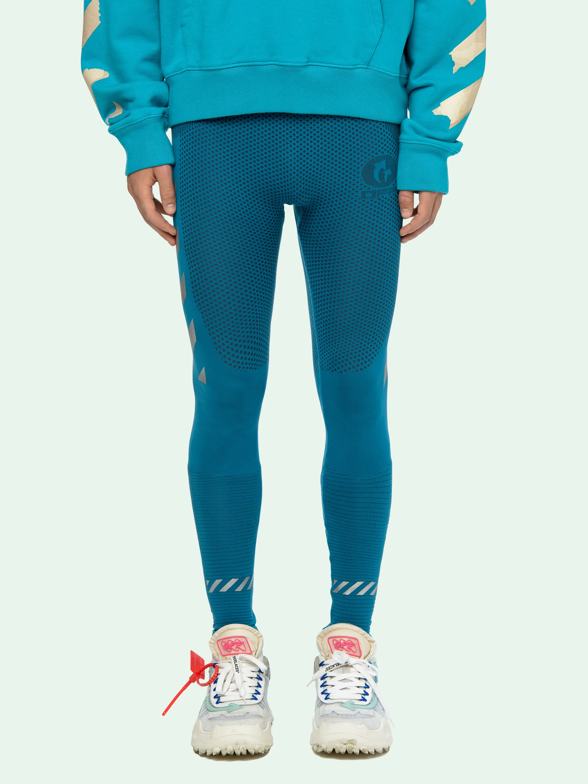 off white running tights