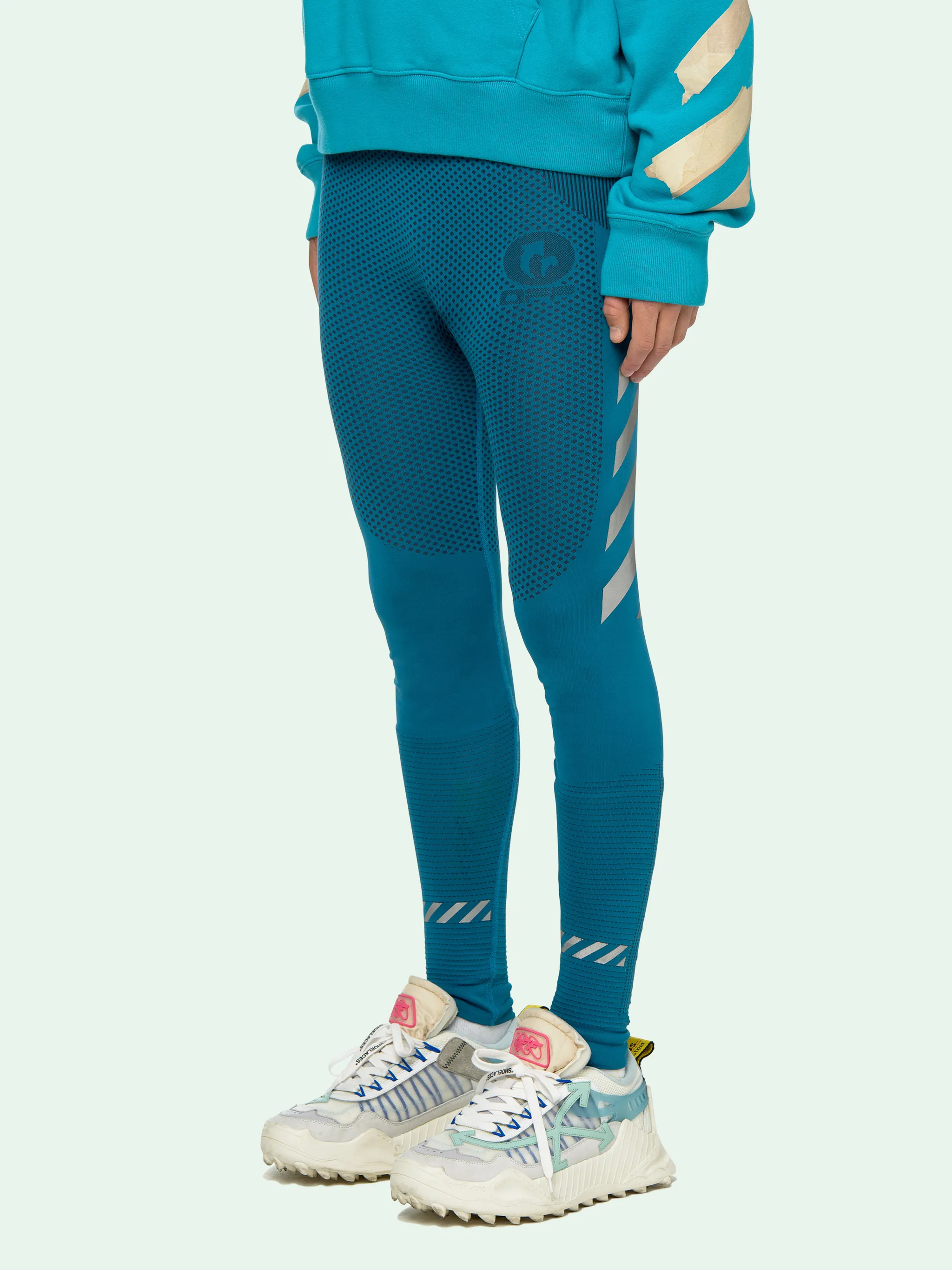 off white running tights