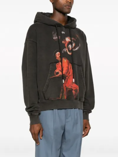 Off-White Saint Matthew-print cotton hoodie | Eraldo.com IC
