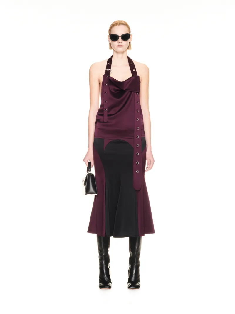 Satin Cycling Midi Rock
