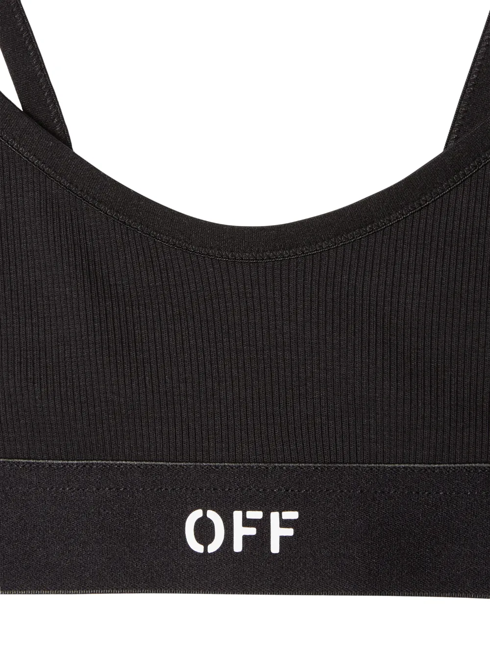 SCHWARZ/WEISS OFF RIPPSTRICK BRALETTE