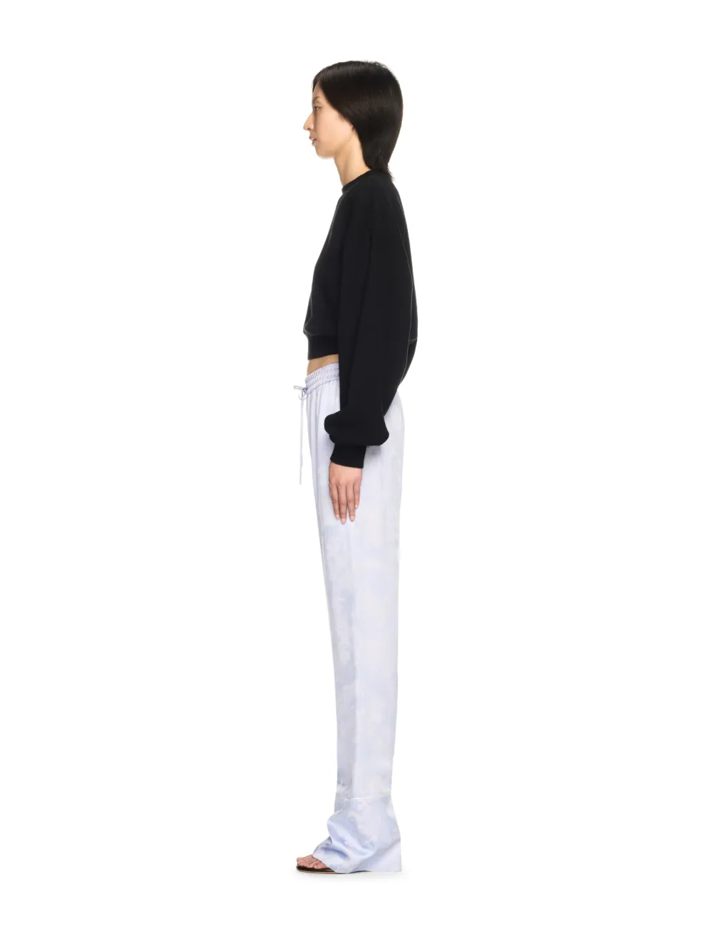 SCHWARZES PFEIL JEWEL CROPPED SWEATSHIRT