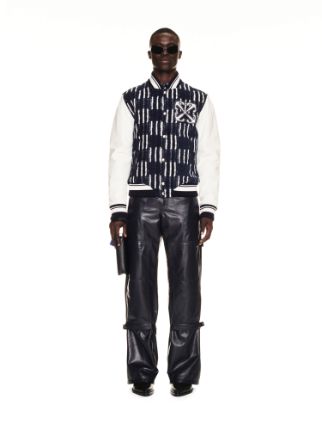 Louis Vuitton White Monogram Leather Cut Away Vest SS19 c/o Virgil