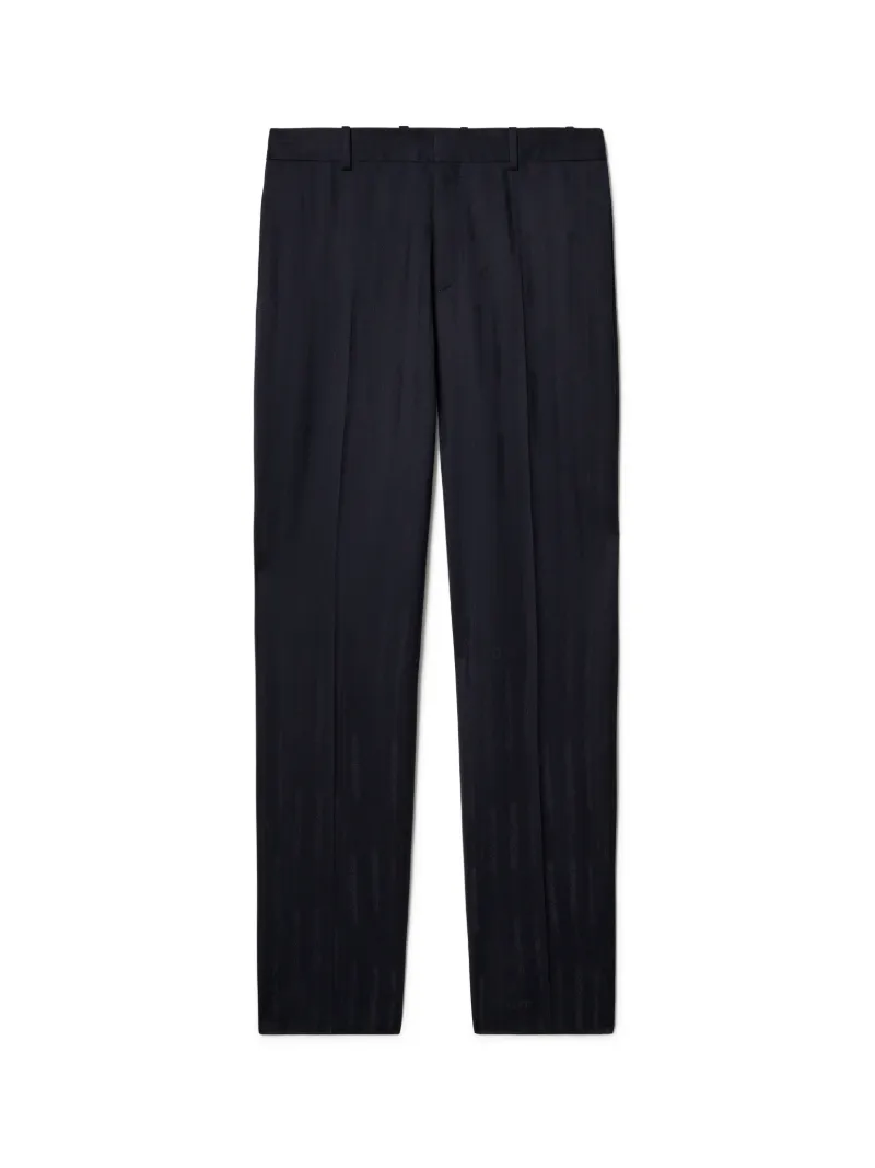 Shibori Jacquard schmale Hose
