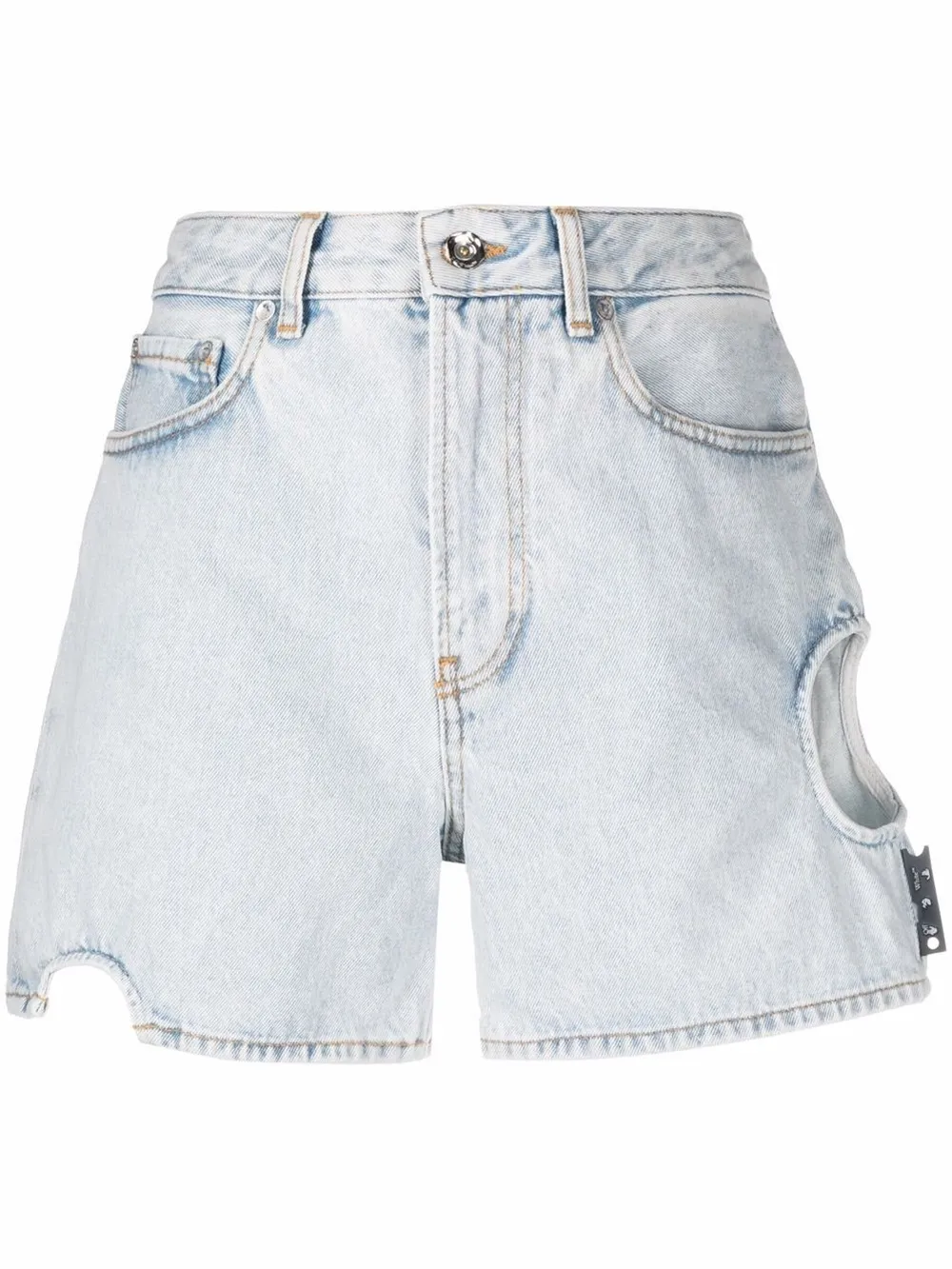 Shorts denim a vita alta | Off-White | Eraldo.com