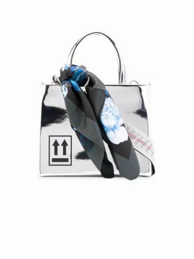 Off white mirror deals box bag