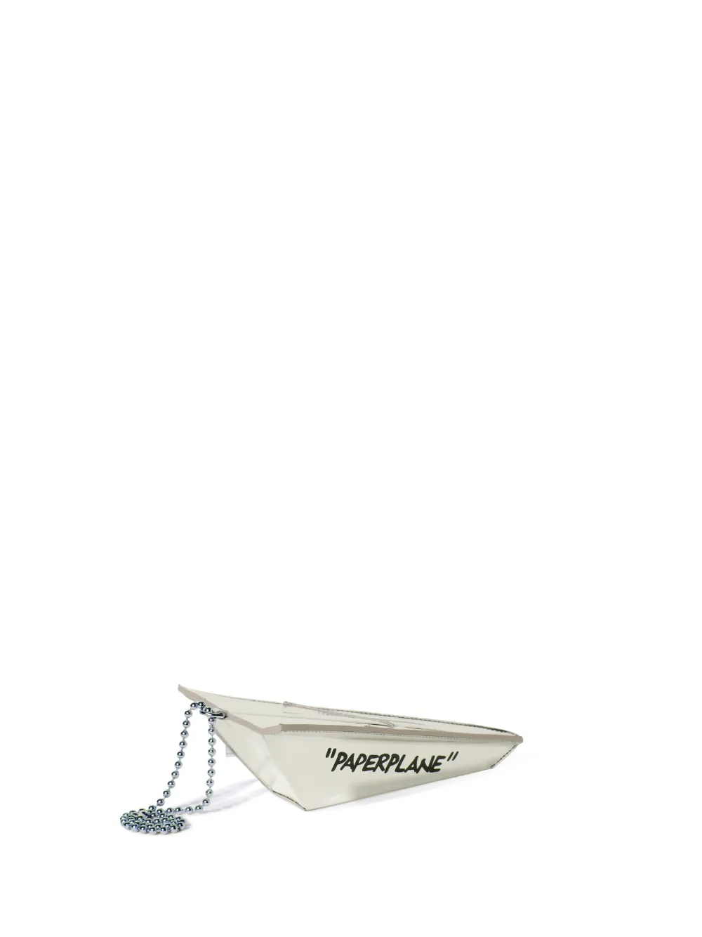 SILVER PAPER PLANE CLUTCH