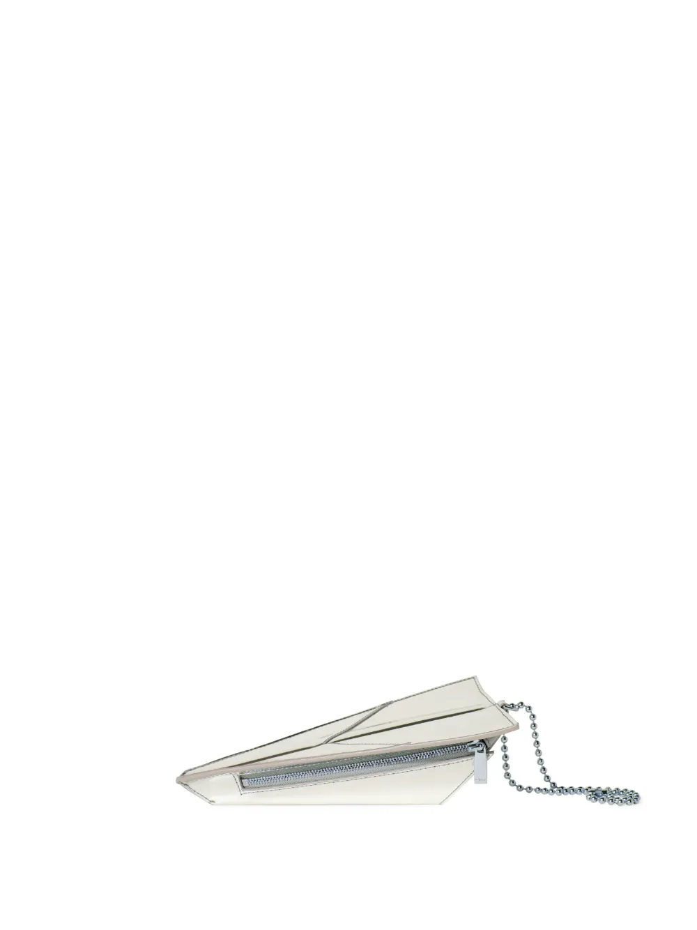 SILVER PAPER PLANE CLUTCH