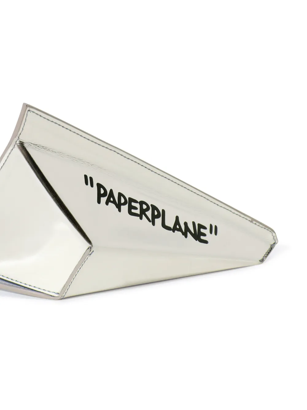 SILVER PAPER PLANE CLUTCH