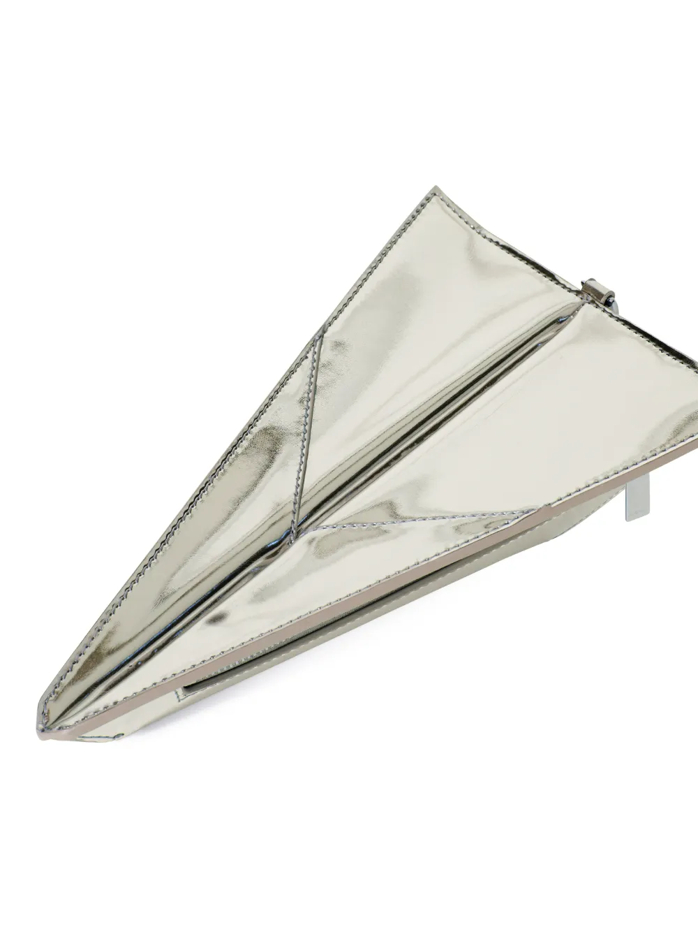 SILVER PAPER PLANE CLUTCH