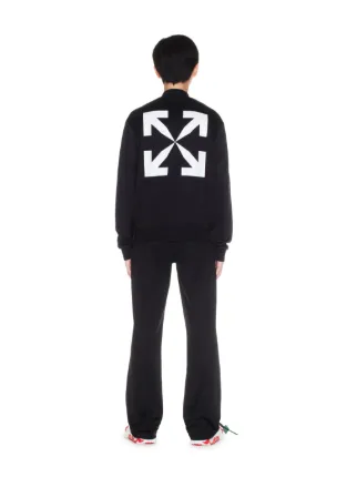 SINGLE ARROW SLIM TRACKTOP in black | Off-White™ Official IL