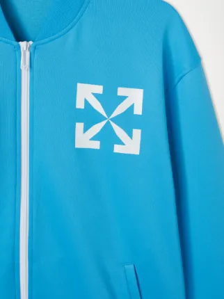 SINGLE ARROW SLIM TRACKTOP in blue | Off-White™ Official GB