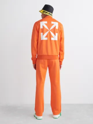 SINGLE ARROW SLIM TRACKTOP in orange | Off-White™ Official US