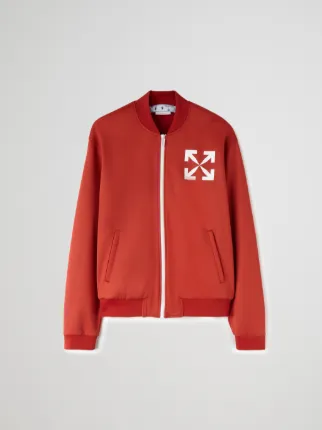 SINGLE ARROW SLIM TRACKTOP in red | Off-White™ Official PN