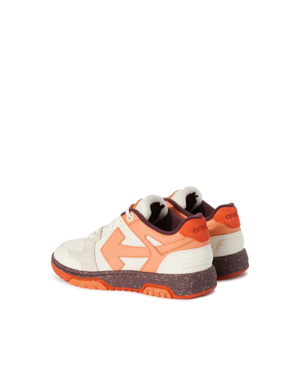 Off white hotsell orange sneakers