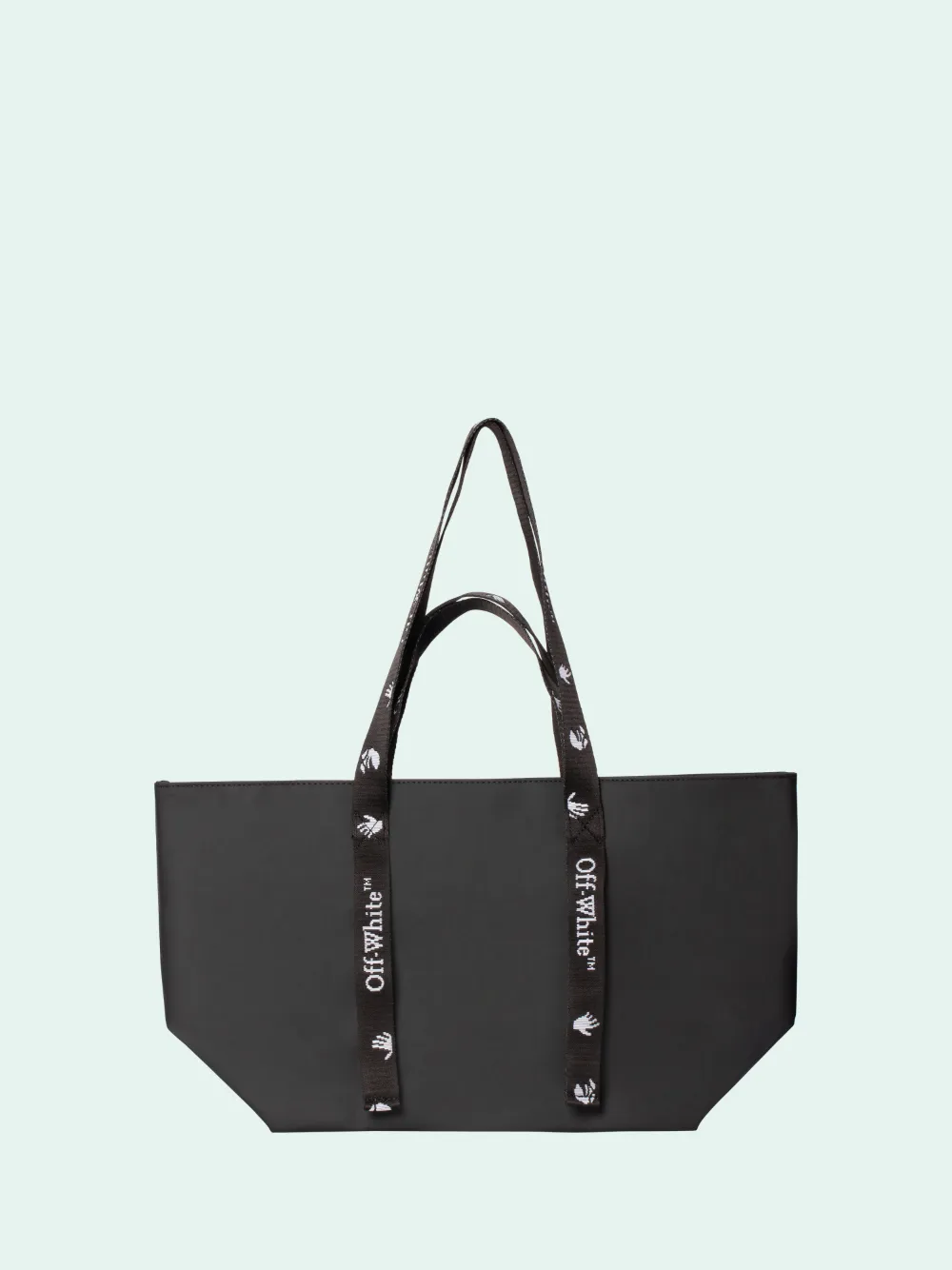 small commercial tote bag off white