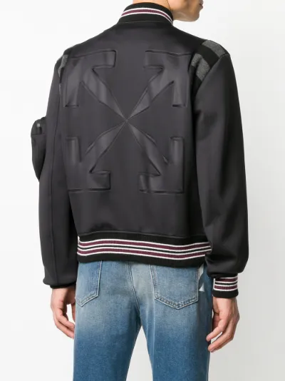 off white flight jacket