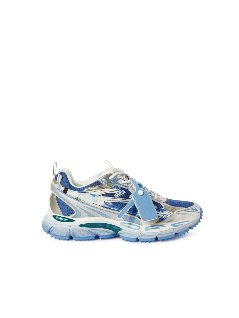 SNEAKERS BE RIGHT BACK ARGENTO/BLU