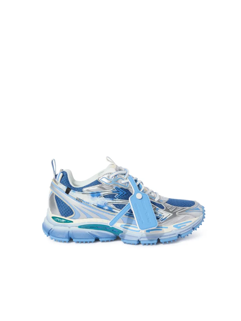 SNEAKERS BE RIGHT BACK ARGENTO/BLU
