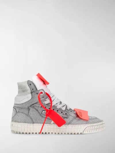 silver off white scarpe