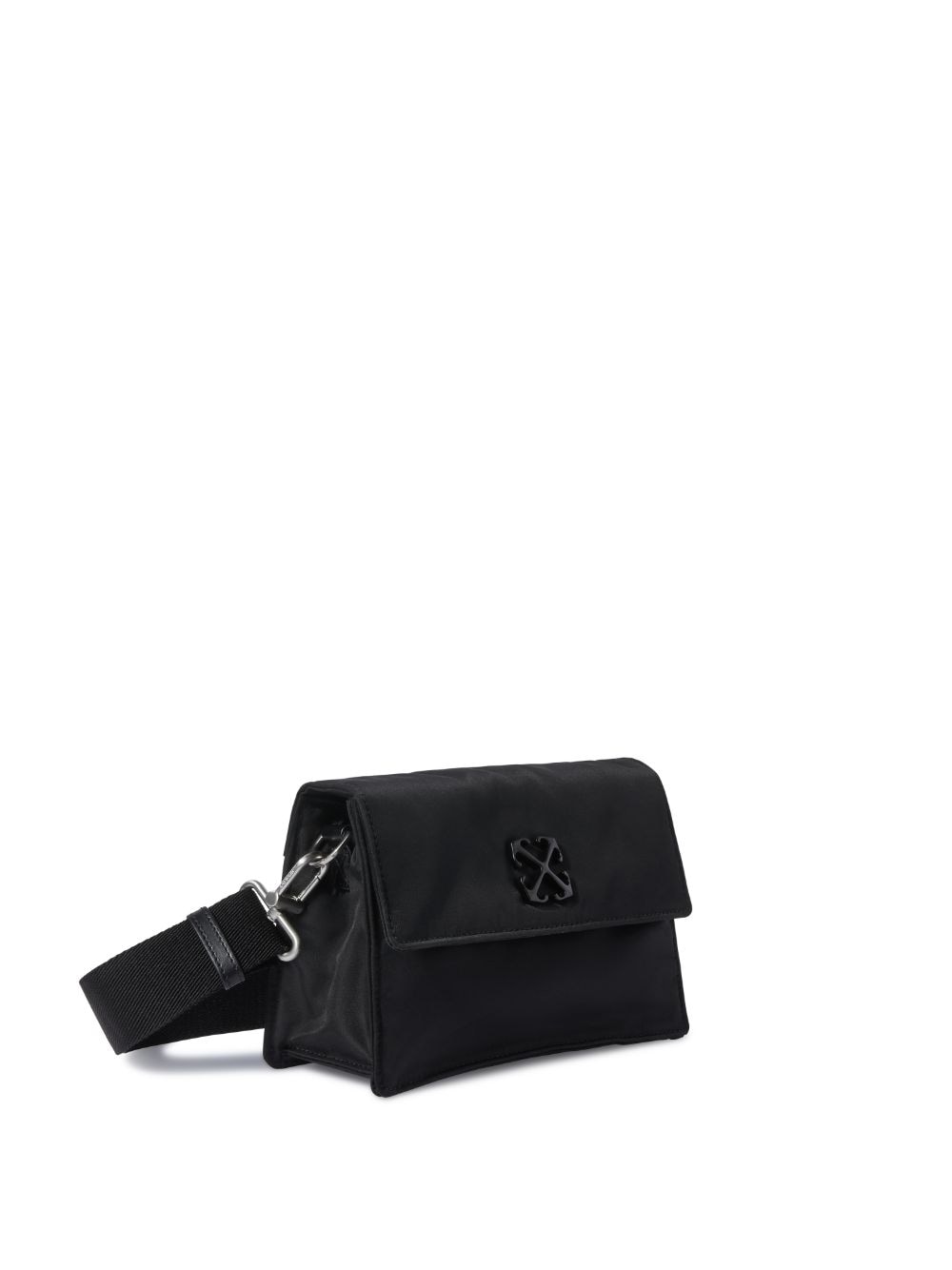 OFF-WHITE: Jitney 1.4 nylon bag with shoulder strap - Black