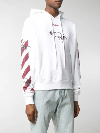 off white bordeaux hoodie