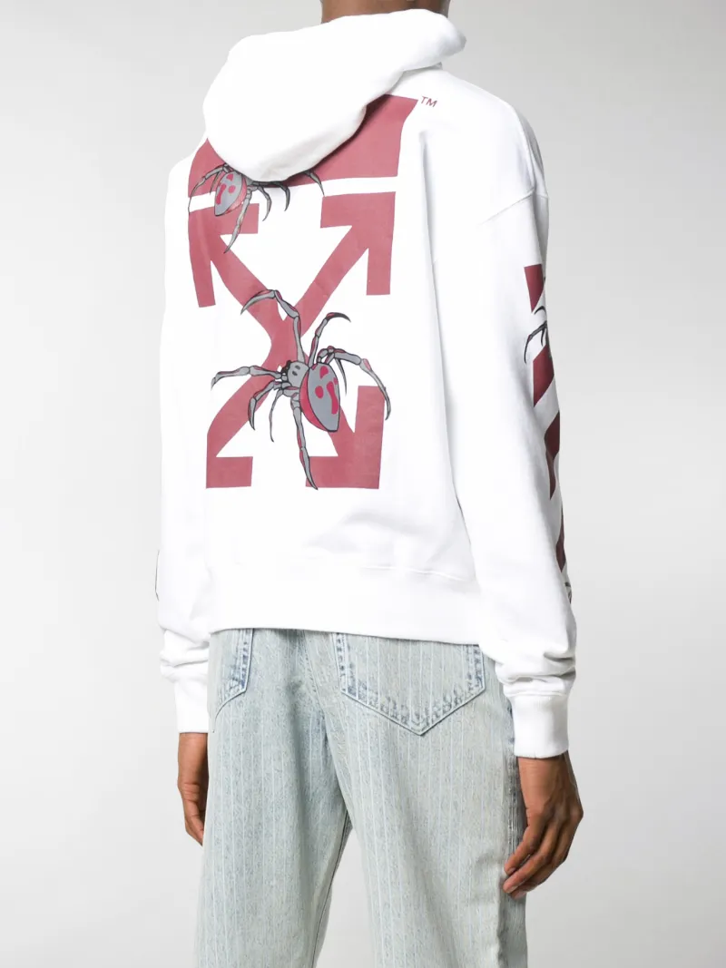 off white bordeaux hoodie