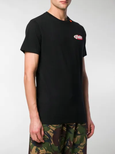 off white split logo tee