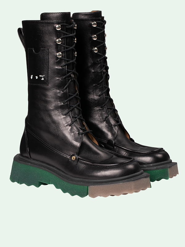 off white combat boots women's