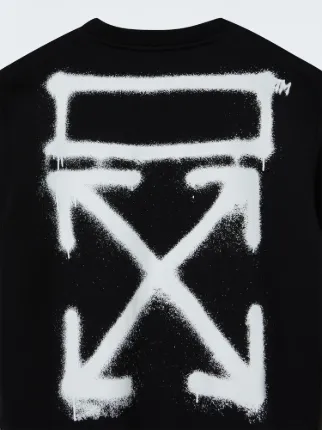 SPRAY MARKER SWEATSHIRT in black Off White Official US