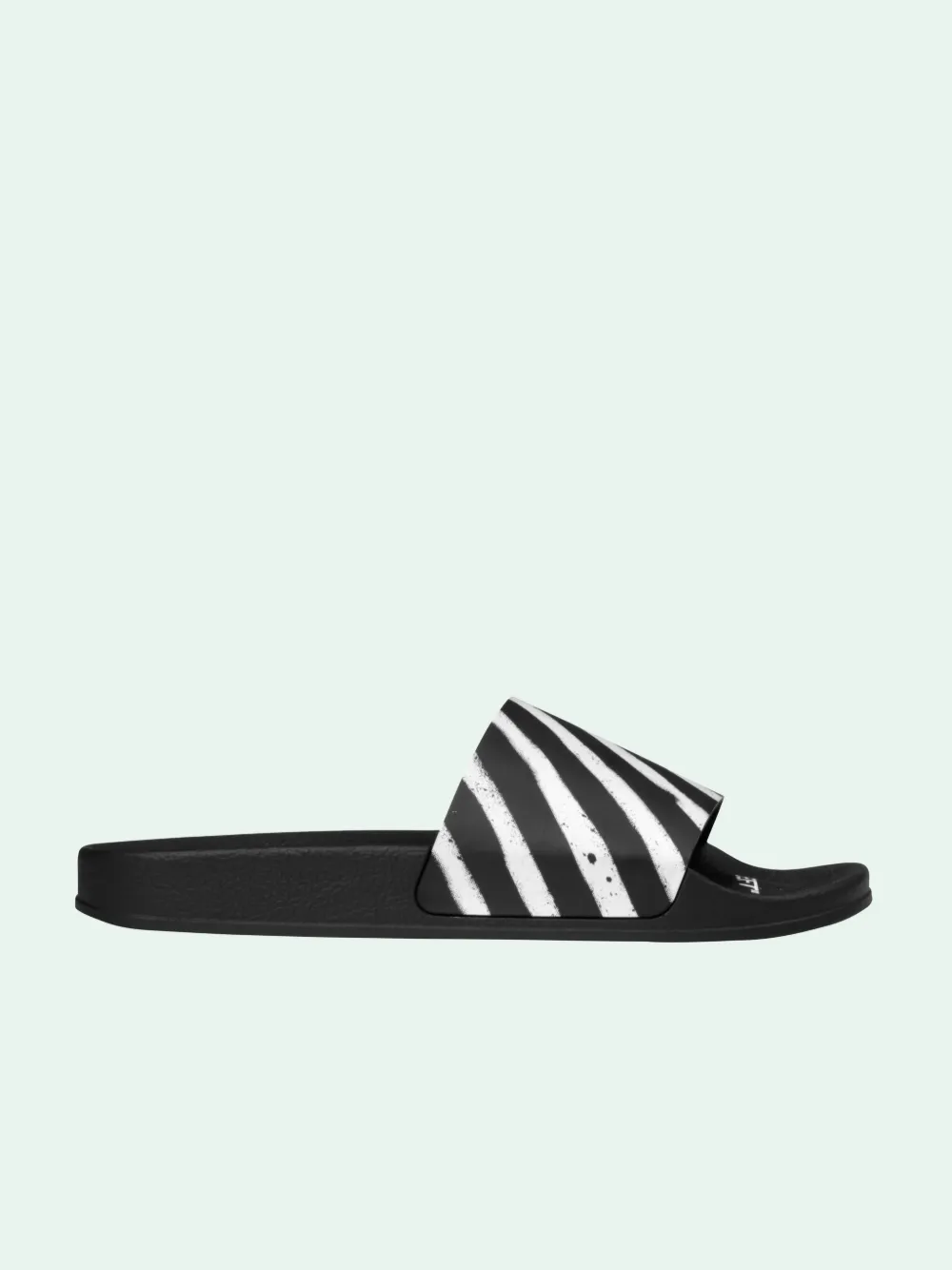 off white stripe slides
