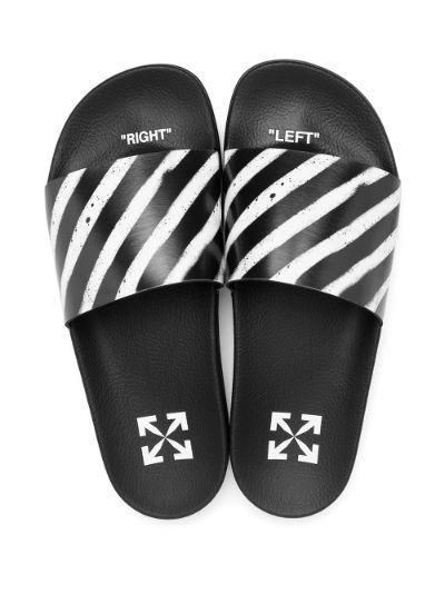 off white spray slides