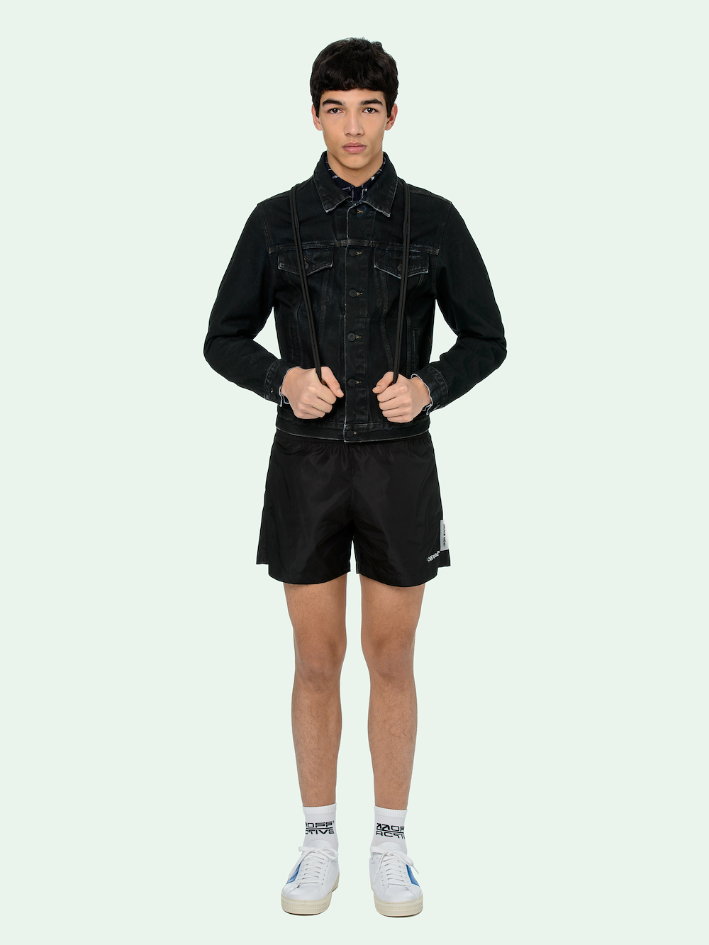STENCIL DENIM JACKET primary image