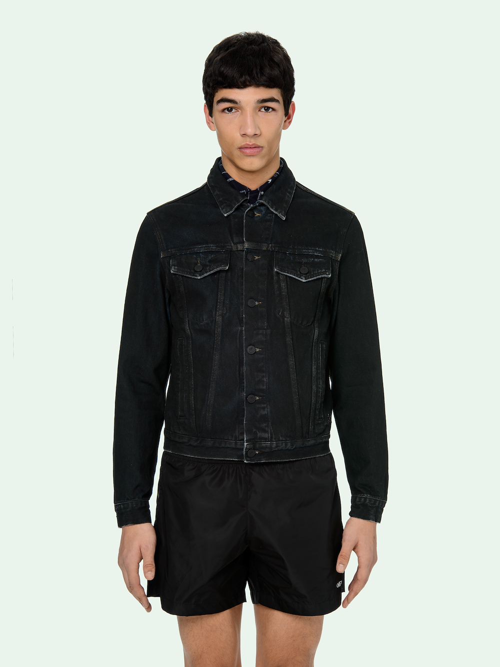 STENCIL DENIM JACKET secondary image