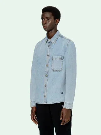 STENCIL DENIM SHIRT - Off-White 