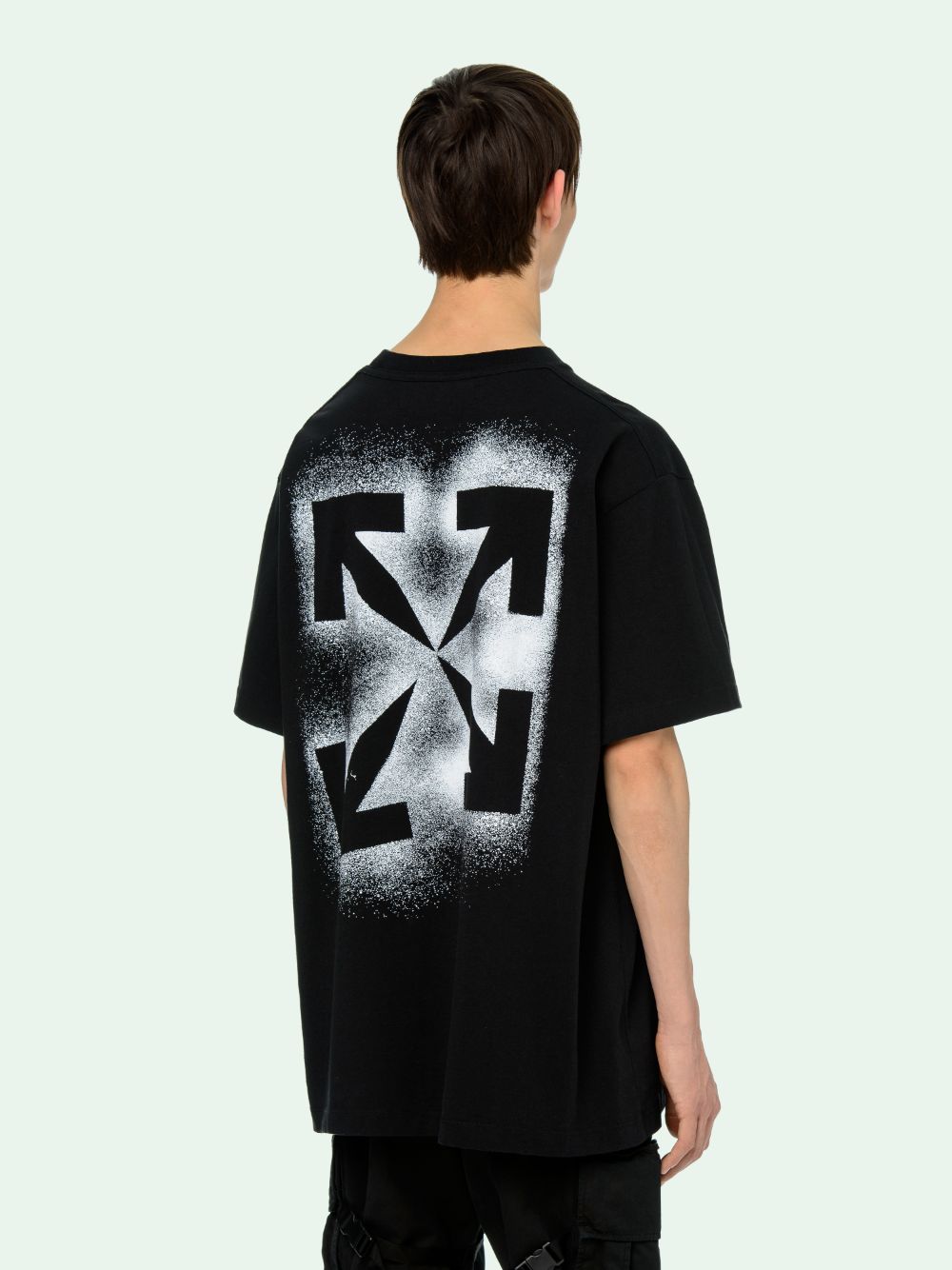 STENCIL S/S OVER T-SHIRT in black | Off-White™ Official US